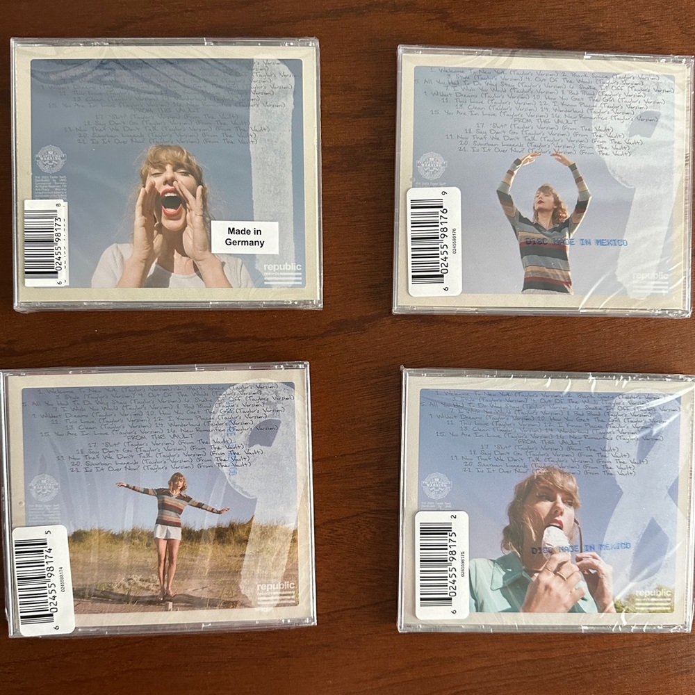 Taylor Swift 1989 Taylor’s Version collector’s edition cds